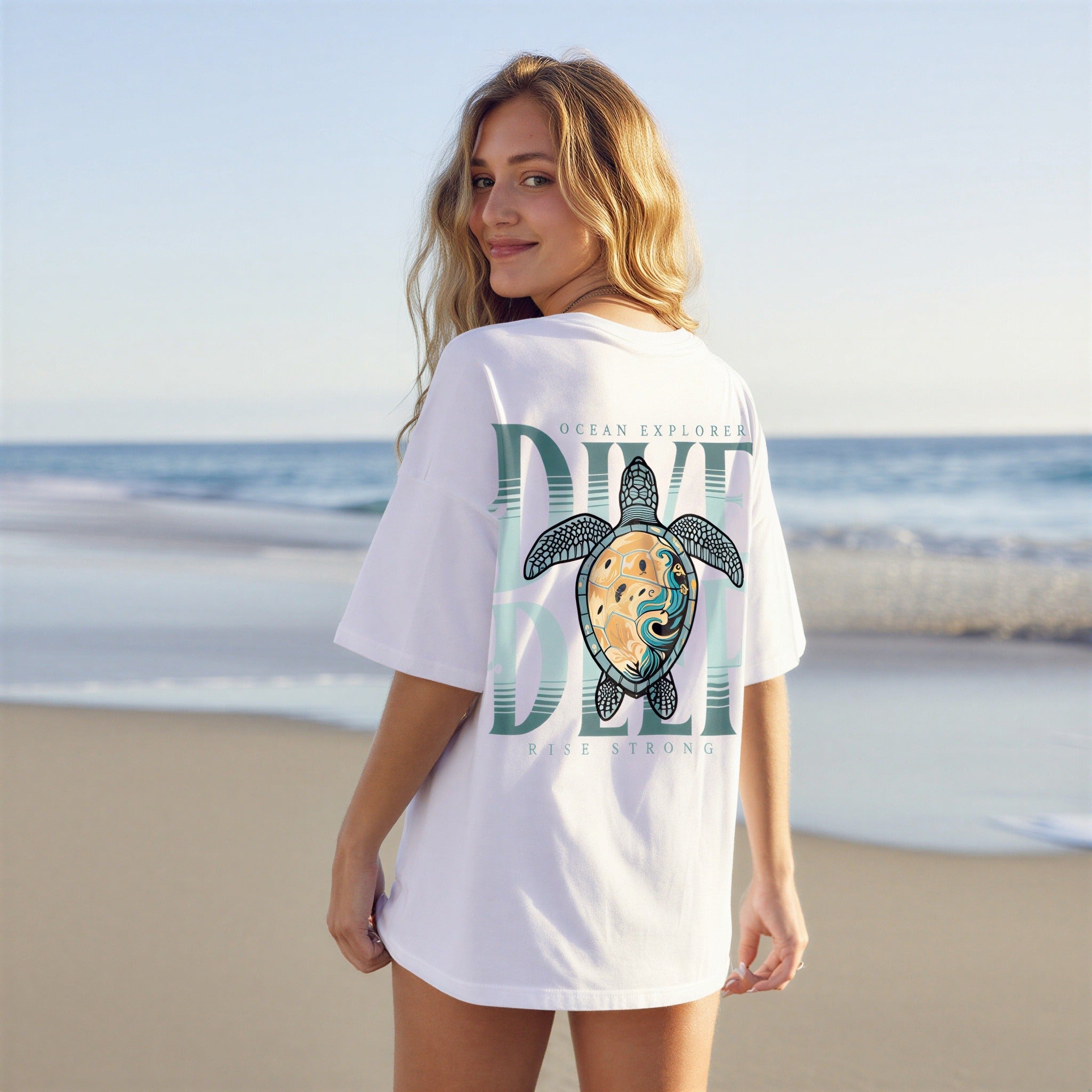 Turtle Green SEA Oversized Tee