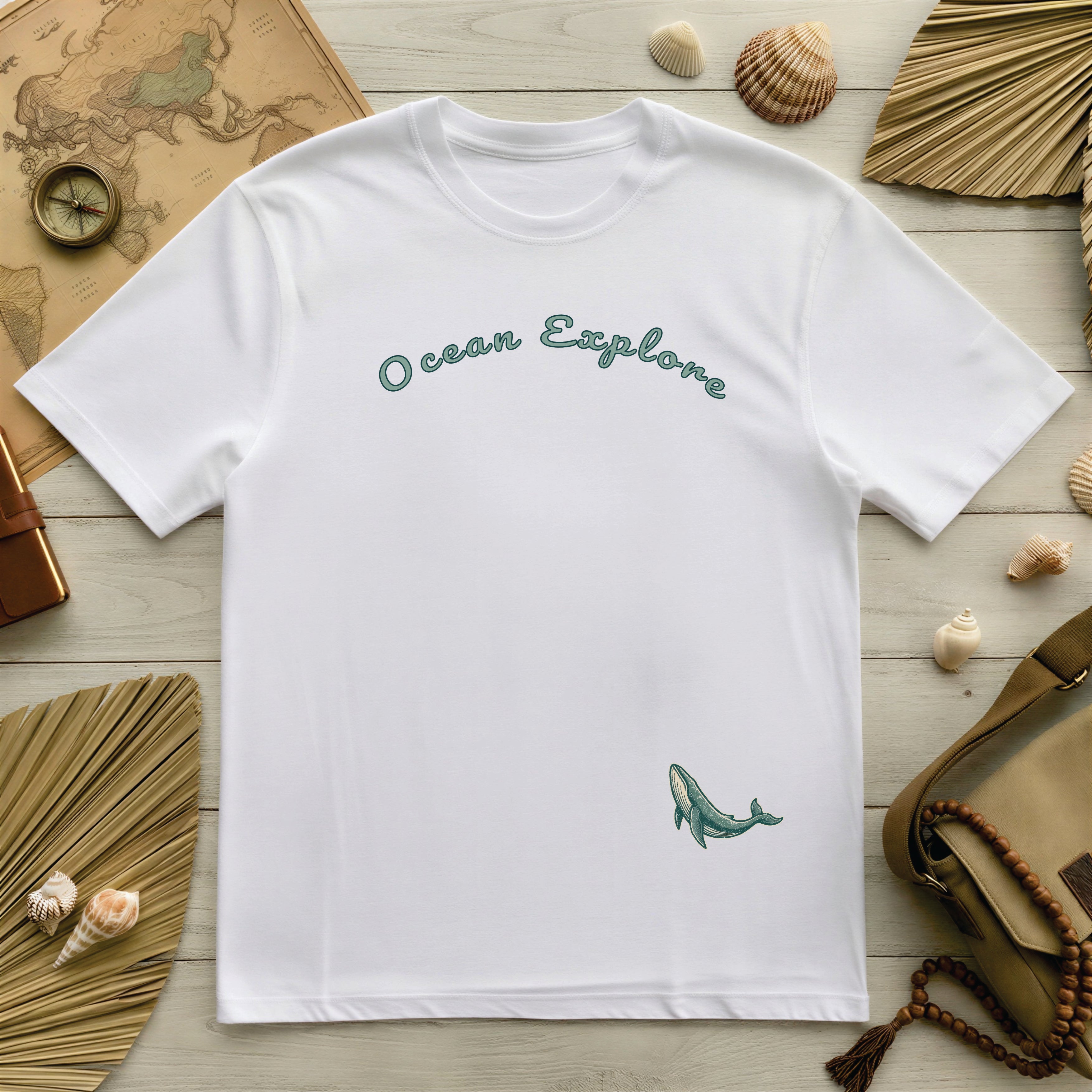 The Whale mapped Oversized Tee